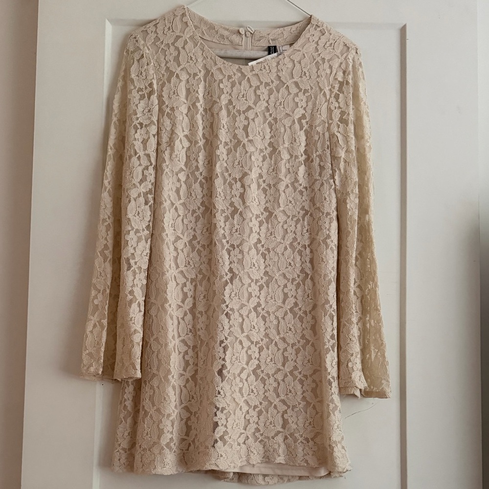 H&M Cream Floral Lace Minidress from 2000’s